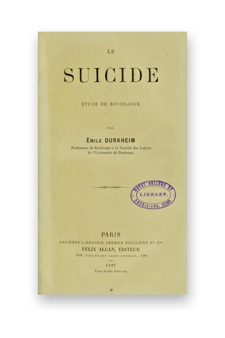 Le Suicide