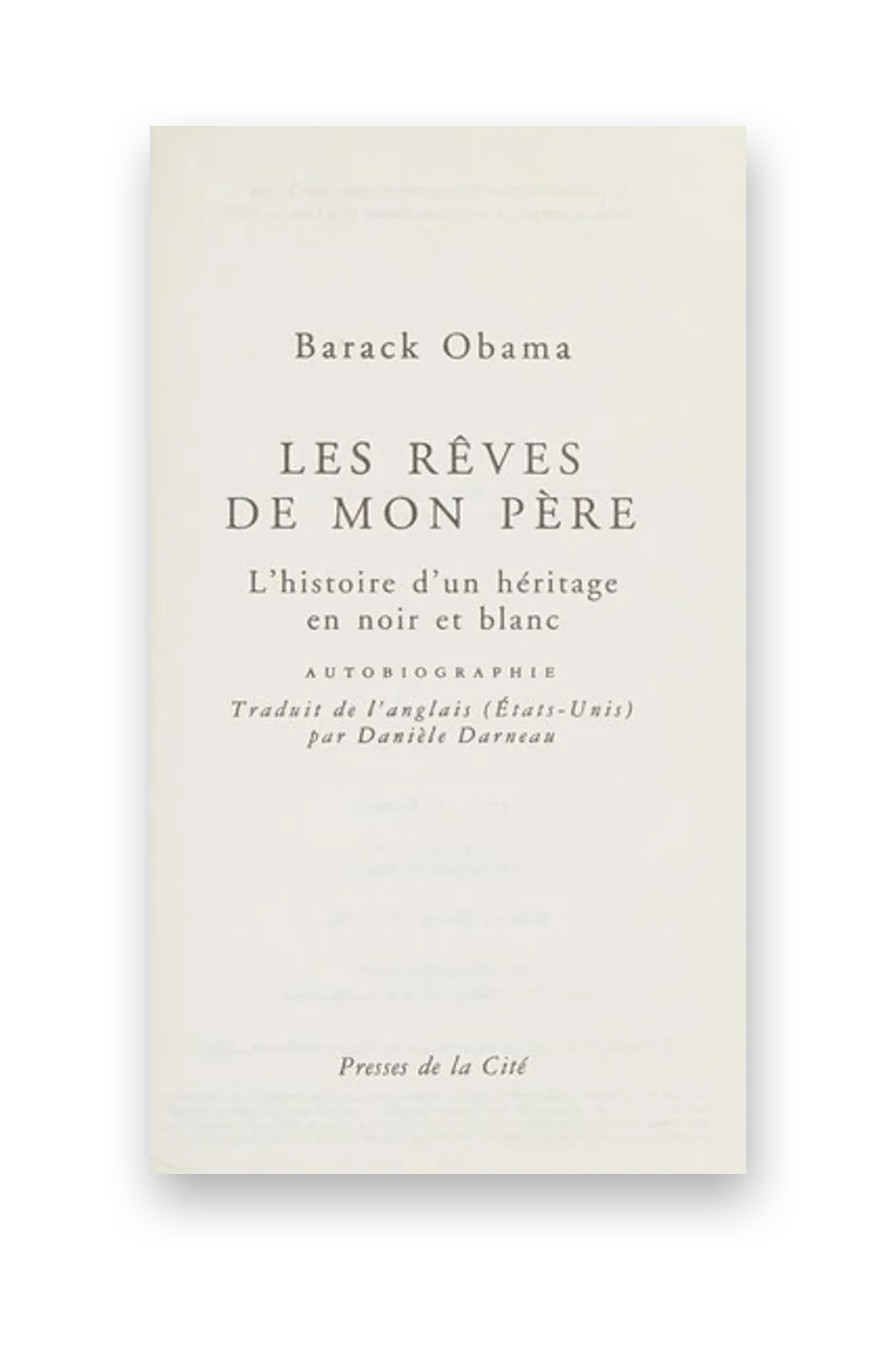 Les Rêves de mon père