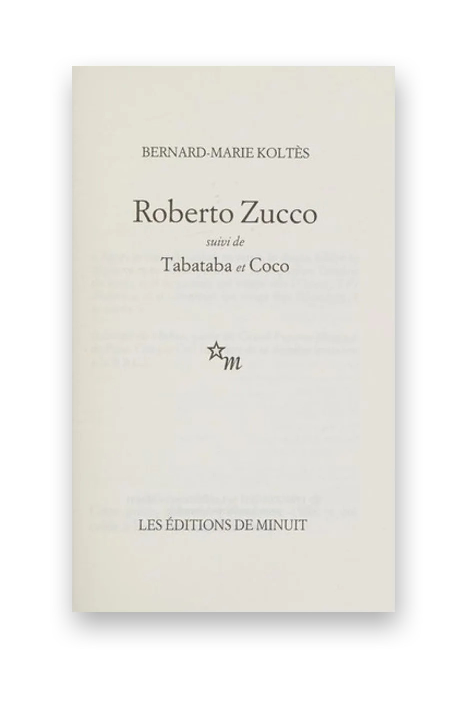 Roberto Zucco